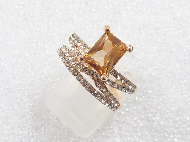 COLORED STONE FASHION RING / JP SIZE 15